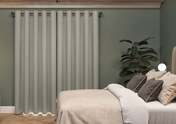 Genoa Faux Silk (Blackout), Sterling Shimmer - Made to Measure Curtains - Image 7